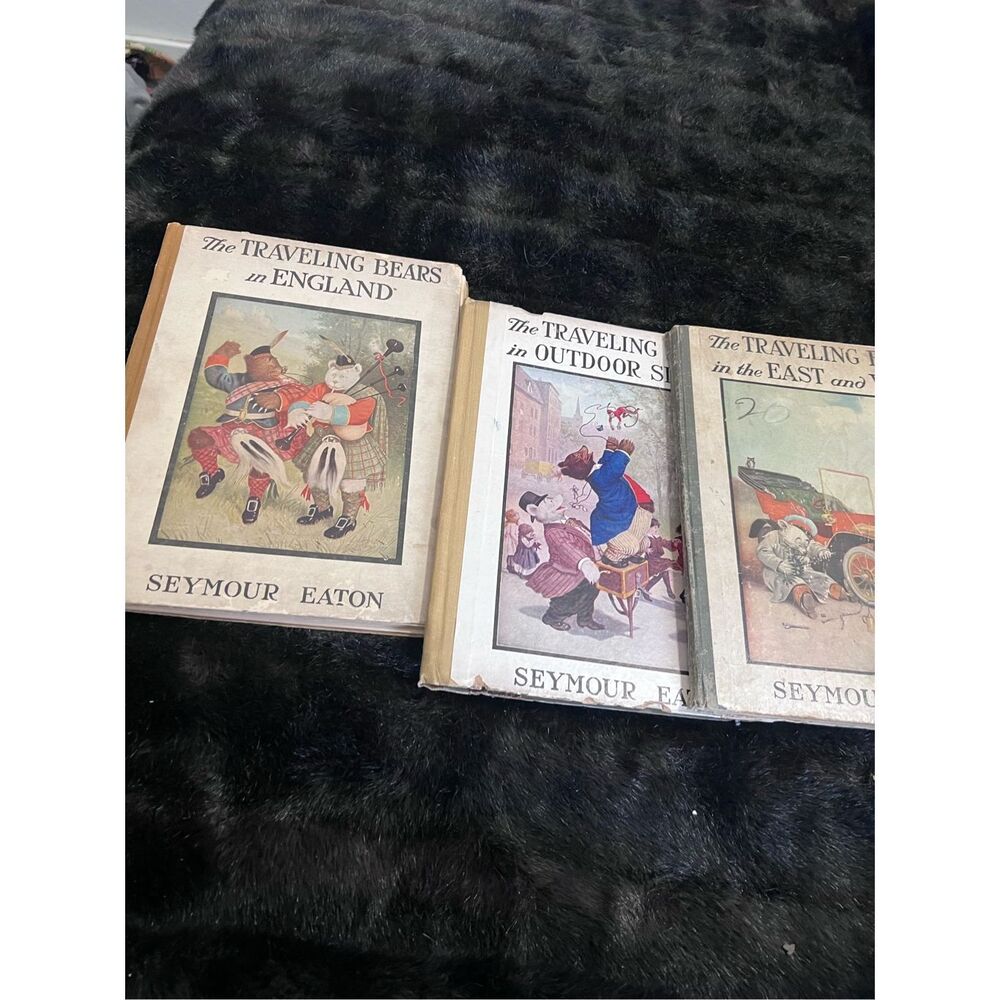 The Traveling Bears book bundle by Seymour Eaton HC